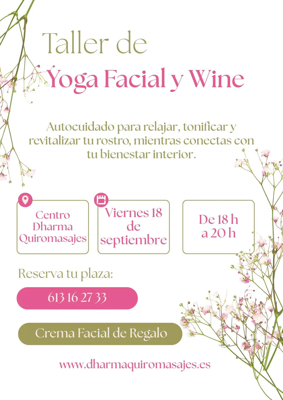 Taller de Yoga Facial & Wine - imagen 1