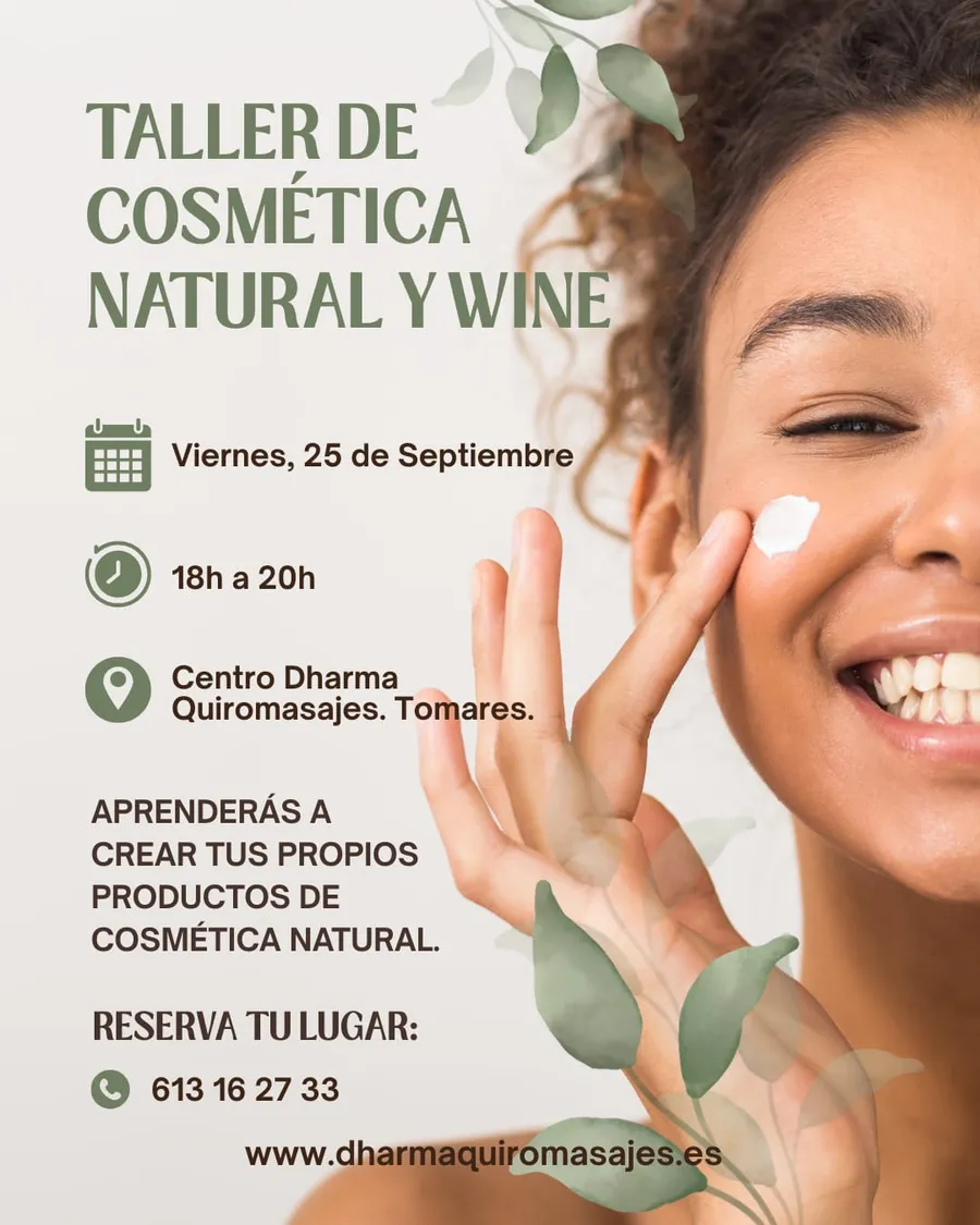 Taller de Cosmética Natural & Wine - imagen 1