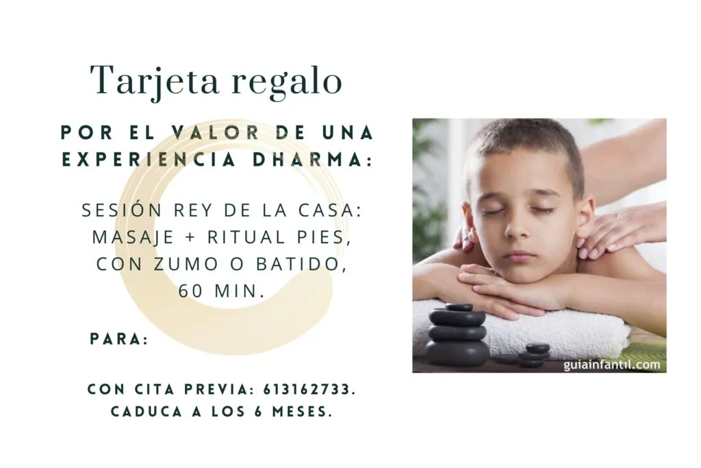 Tarjeta regalo masaje de 80€ en Dharma Quiromasajes